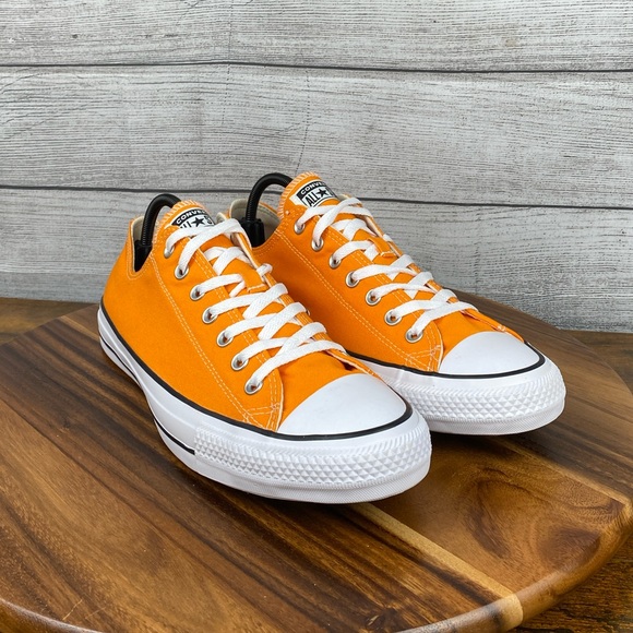 Converse Chuck Taylor All Star Seasonal Orange Low Top Shoe 164937F Mens Size 13 - Picture 3 of 11